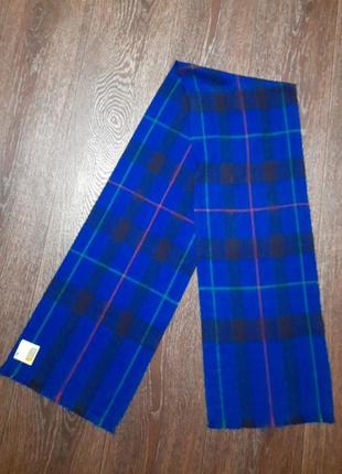 Counrtelle  яскравий  брендовий шарф в клітинку  made in france