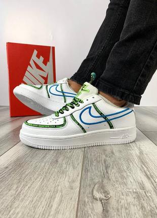 Кросівки чоловічі nike air force 1 worldwidi white