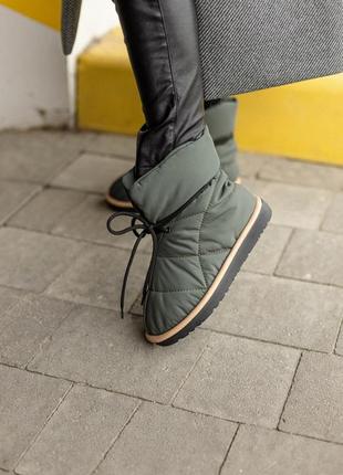 Жіночі зимні теплі черевики5 фото