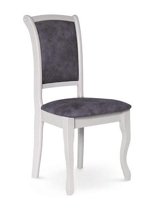 Стул деревянный с мягкими сиденьем и спинкой марсель (белый)