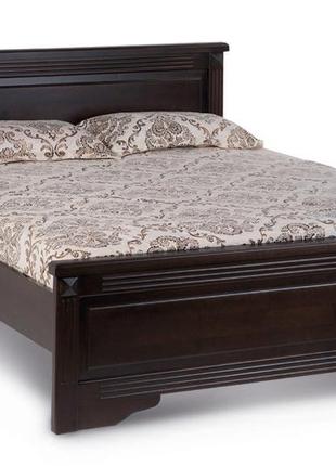 Двуспальная деревянная кровать империя
