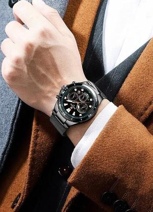 Часы мужские наручные черные классические
