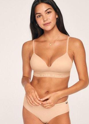 Бюст спортивный victoria`s secret pink розовый