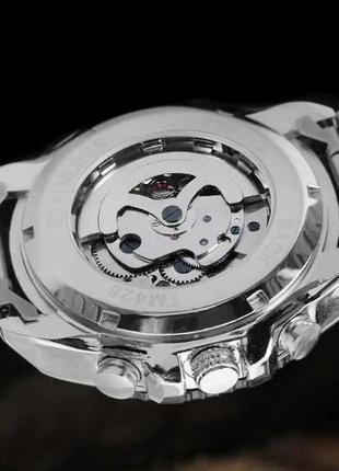Чоловічий наручний годинник winner механічні сталеві годинник механіка2 фото