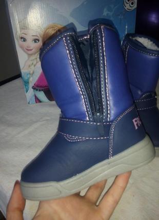 Disney frozen сапожки ботинки ботиночки 14,5 см.5 фото