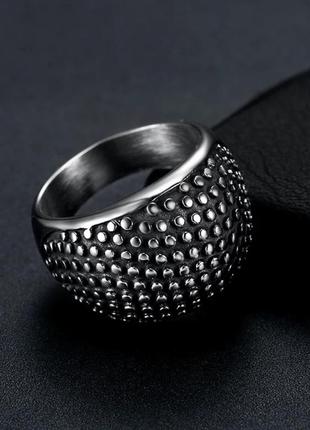 Кольцо-печатка, перстень из медицинской стали 2, унисекс