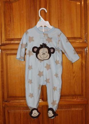 Флисовый слип-пижамка early days на 3-6 мес.