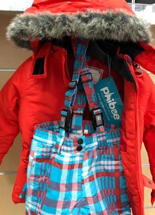 Детский зимний комбинезон,термокомбинезон,лыжный костюм phibee kids5 фото
