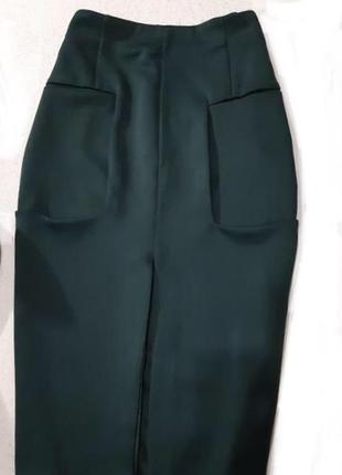 Стильная юбка.спереді разрез.размер м1 фото