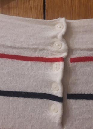 Брендовий  тонкий светр в полоску  р. s  від  cos  бавовна  + вовна8 фото