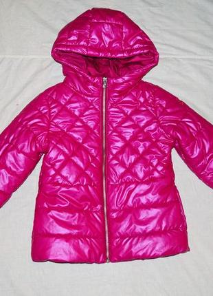 Теплая демисезонная куртка benetton. размер 110 см