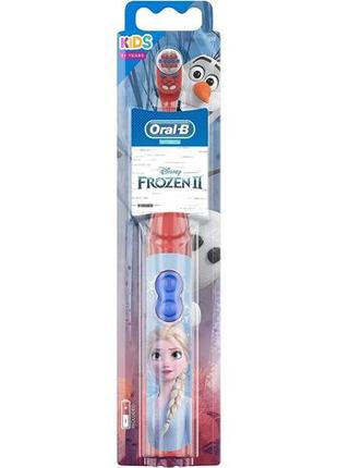 Зубная щетка детская на батарейках oral-b stages power kids disney frozen дисней фрозен