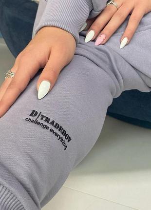 Спортивний костюм турецька тринитка в 2 кольорах8 фото