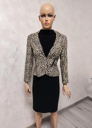 Пиджак леопардовый2 фото