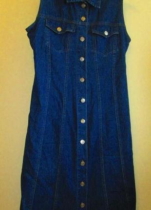 Стильное джинсовое платье marc lauge размер m1 фото