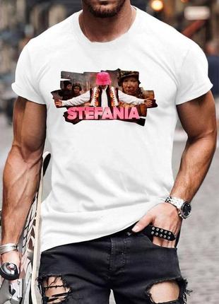 Мужская футболка "stefania" из вискозы норма и полубатал1 фото