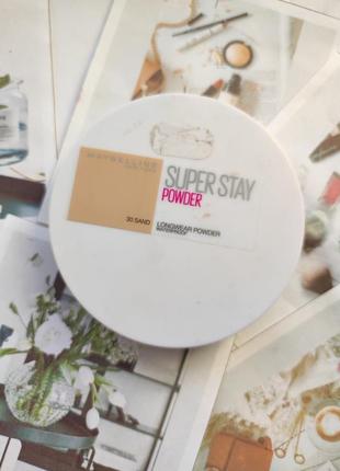Стійка компактна пудра maybelline superstay powder 30 sand