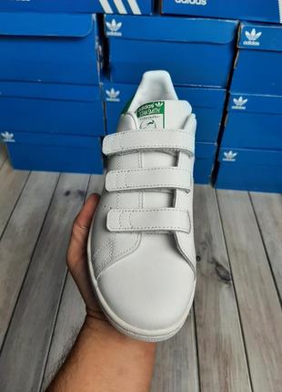 Оригинальные детские кроссовки adidas stan smith m206076 фото