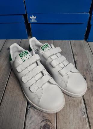 Оригинальные детские кроссовки adidas stan smith m206073 фото