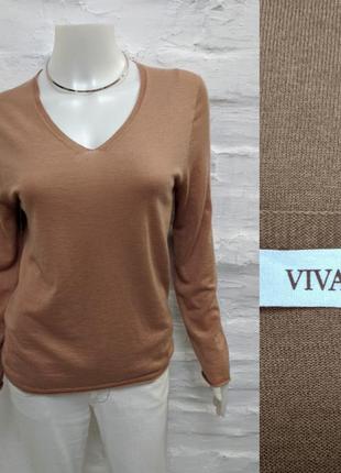 Vivaia элегантный пуловер из кашемира шёлка малбери и дополнительных переработанных волокон