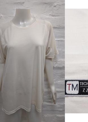 Zegna z zegna techmerino великолепная термо футболка из мериносовой шерсти