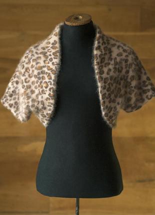 Ангорове леопардове болеро жіноче precious, розмір m, l1 фото