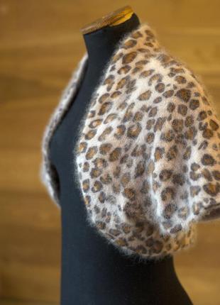 Ангорове леопардове болеро жіноче precious, розмір m, l3 фото