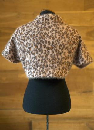 Ангорове леопардове болеро жіноче precious, розмір m, l5 фото