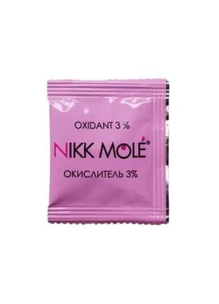 Кремовий окислювач nikk mole oxidant 3% у саше