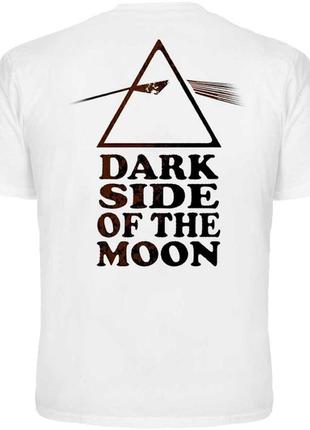 Футболка pink floyd "dark side of the moon" (vintage) (белая футболка), размер s2 фото