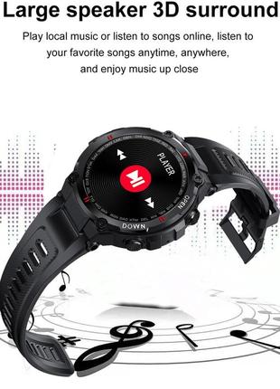 Чоловічий сенсорний розумний смарт годинник smart watch s24-dfb з тонометром. фітнес браслет трекер6 фото