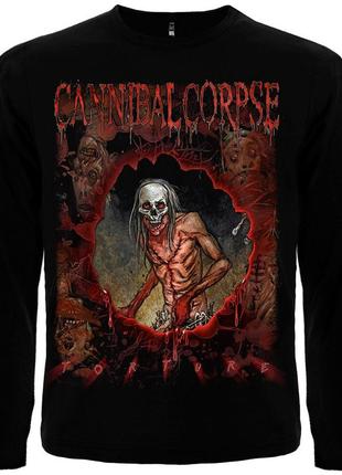 Футболка з довгим рукавом cannibal corpse "torture"