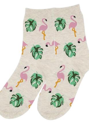 Шкарпетки flamingoes (бежевий) (р. 36-41)