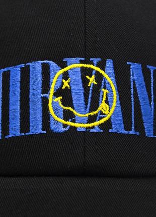 Бейсболка nirvana (blue logo) rw4 фото