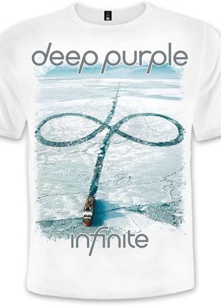 Футболка deep purple "infinite" (біла футболка)