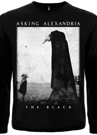 Футболка з довгим рукавом asking alexandria "the black"
