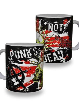 Чашка punk's not dead - welcom to anarchy