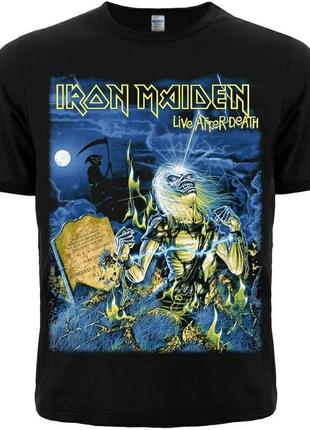 Футболка iron maiden "live after death"1 фото
