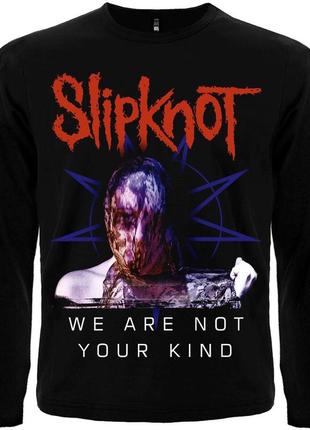 Футболка с длинным рукавом slipknot "we are not your kind"