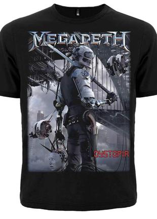 Футболка megadeth "dystopia", розмір s