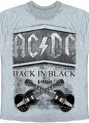 Футболка ac/dc "back in black"