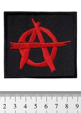 Нашивка anarchy (red) (pt-037)