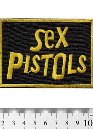 Нашивка sex pistols (yellow logo) (pt-029)