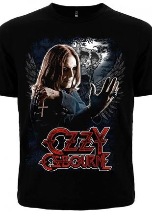 Футболка ozzy osbourne (photo with cross), размер s