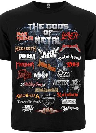 Футболка the gods of metal, размер xl