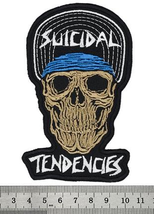 Нашивка suicidal tendencies (skull)1 фото