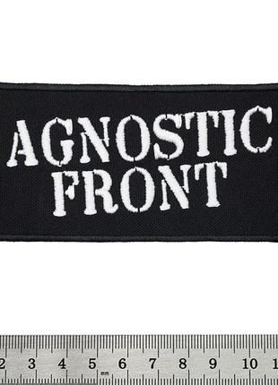 Нашивка agnostic front (logo) (ps-040)1 фото