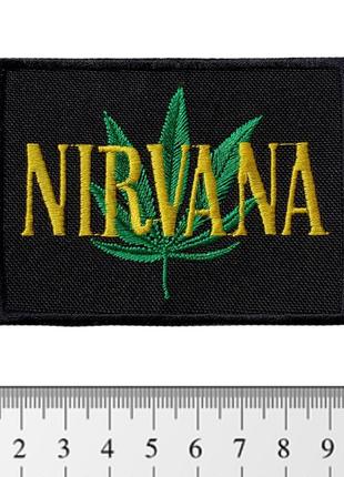 Нашивка nirvana (cannabis) (pt-044)