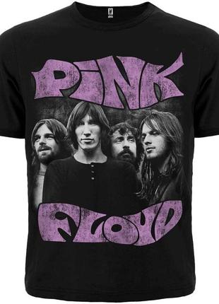 Футболка pink floyd (logo and photo), размер s