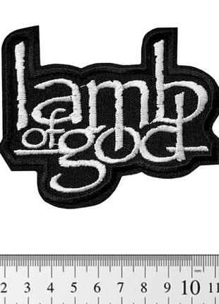 Нашивка lamb of god (logo - 2) (pt-072)1 фото